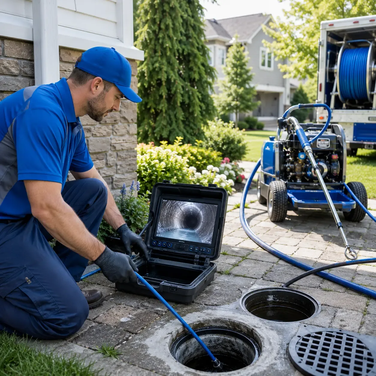 Outdoor drain cleaning professionals serving Cotter, AR